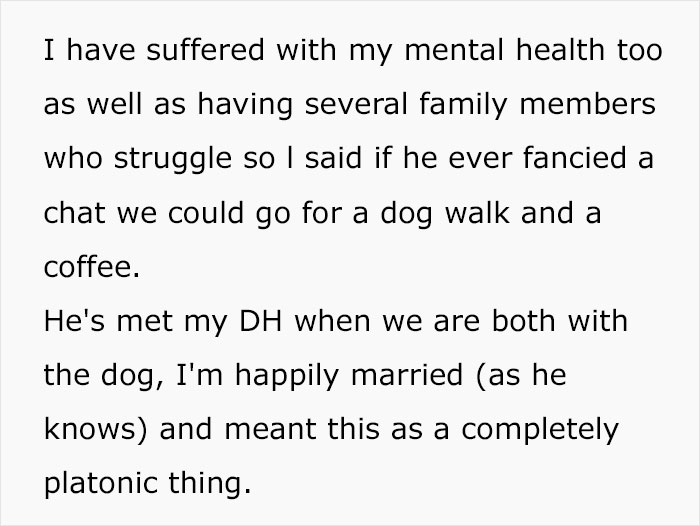 Married Lady Feels Uncomfortable With Dog-Walking Friend, Worries He Misunderstood Her Friendliness