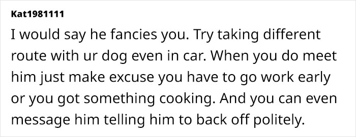 Married Lady Feels Uncomfortable With Dog-Walking Friend, Worries He Misunderstood Her Friendliness