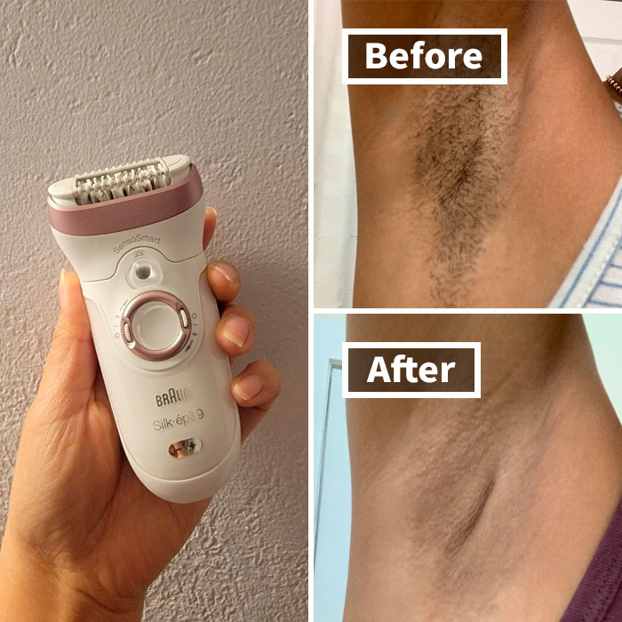 "Just buy an epilator and you don’t have to do yoga in the shower to shave. it’s cheaper and less messy than waxing, and it only hurts the first time. Kind of similar to getting a tattoo after that" - Ramblingsofthewriter