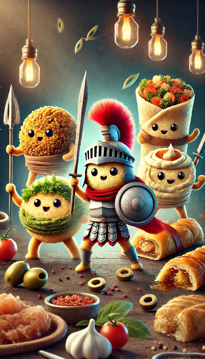 I Created Adorable Food Warriors, And Here Are The 16 Best Ones