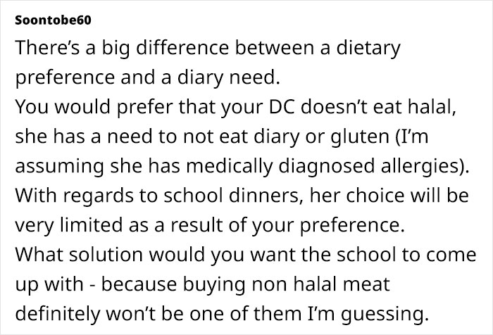 Woman Upset Over Her Daughter’s School Offering Only Halal Meat From Now On, Rants Online