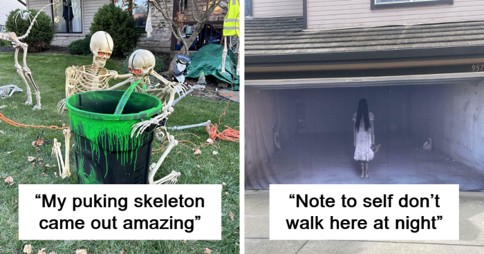 50 Times People Were So Proud Of Their Outdoor Halloween Decorations, They Had to Share Them (New Pics)