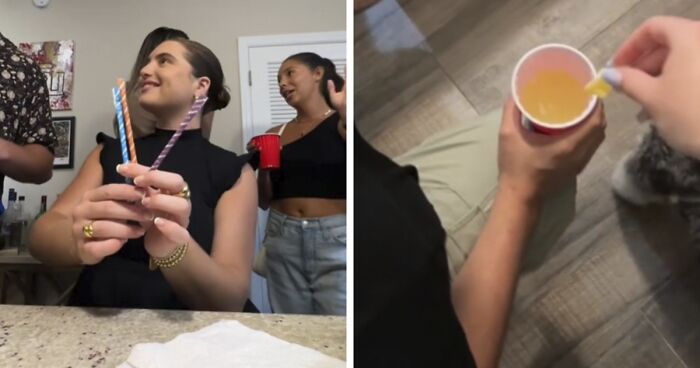 Friends Don’t Notice When Woman ‘Spikes’ Their Drinks With Candy And Proves Her Point