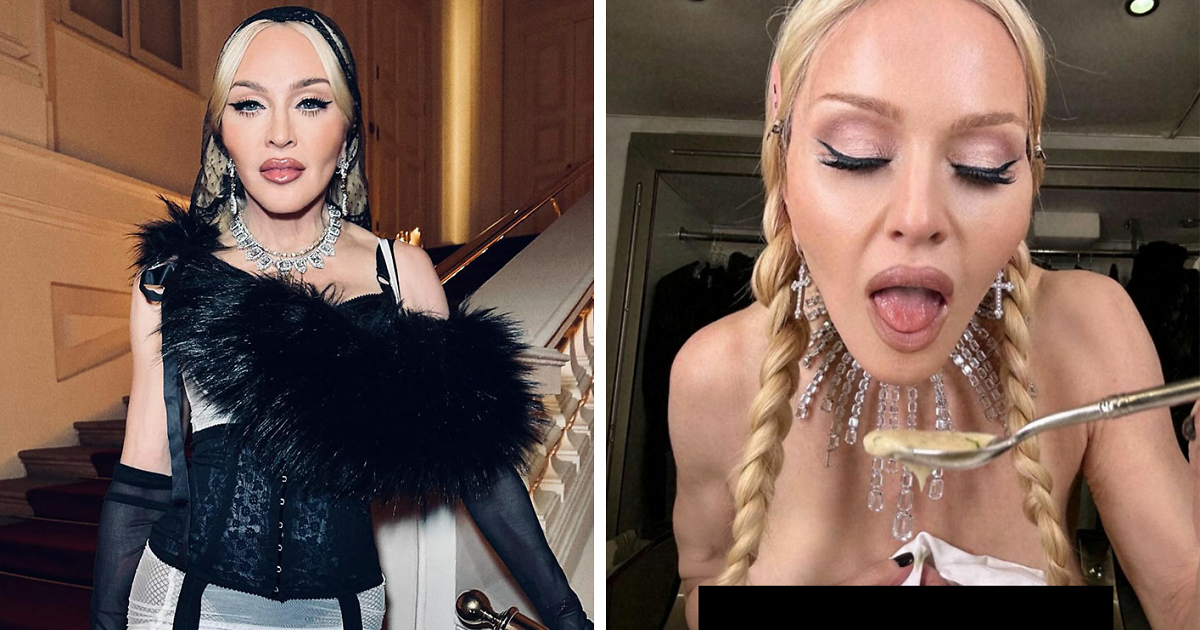 “Act Your Age”: Madonna Slammed For Sharing Photos Of Herself Eating Soup Topless