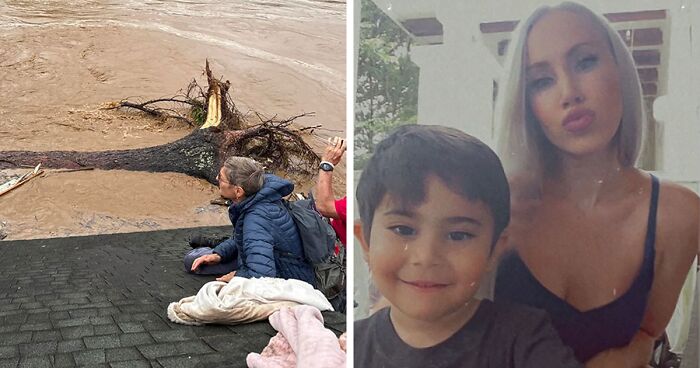 Tragic Final Photo Shows Grandparents Trapped On Roof Before Being Swept Away By Floodwaters