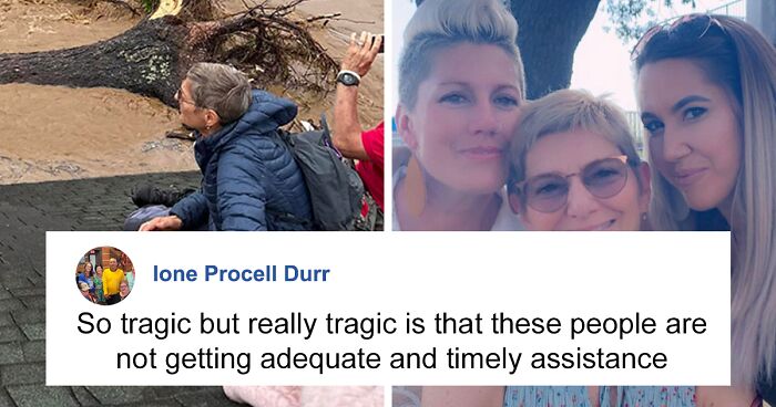 Heartbreaking Photo Shows Grandparents And Grandson Trapped On Roof Before Getting Swept Away In Flood