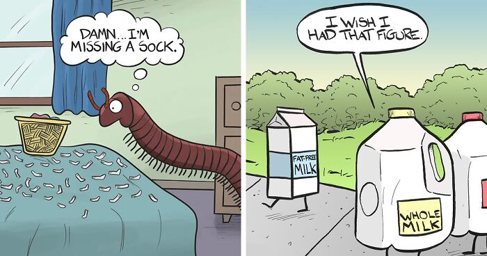 These 32 New One-Panel Comics By Nate Fakes Might Crack You Up