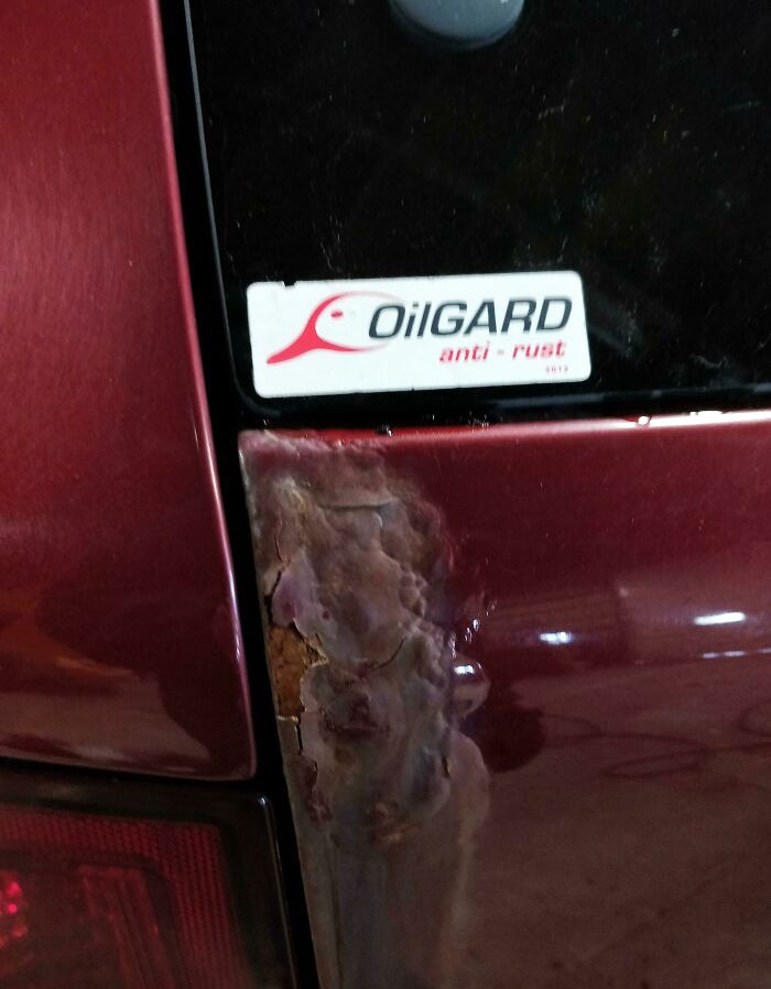 When Life Gives You Rust, Slap On A Sticker 