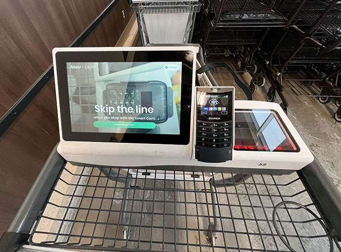 Local Grocery Store Has Self-Checkout On Carts