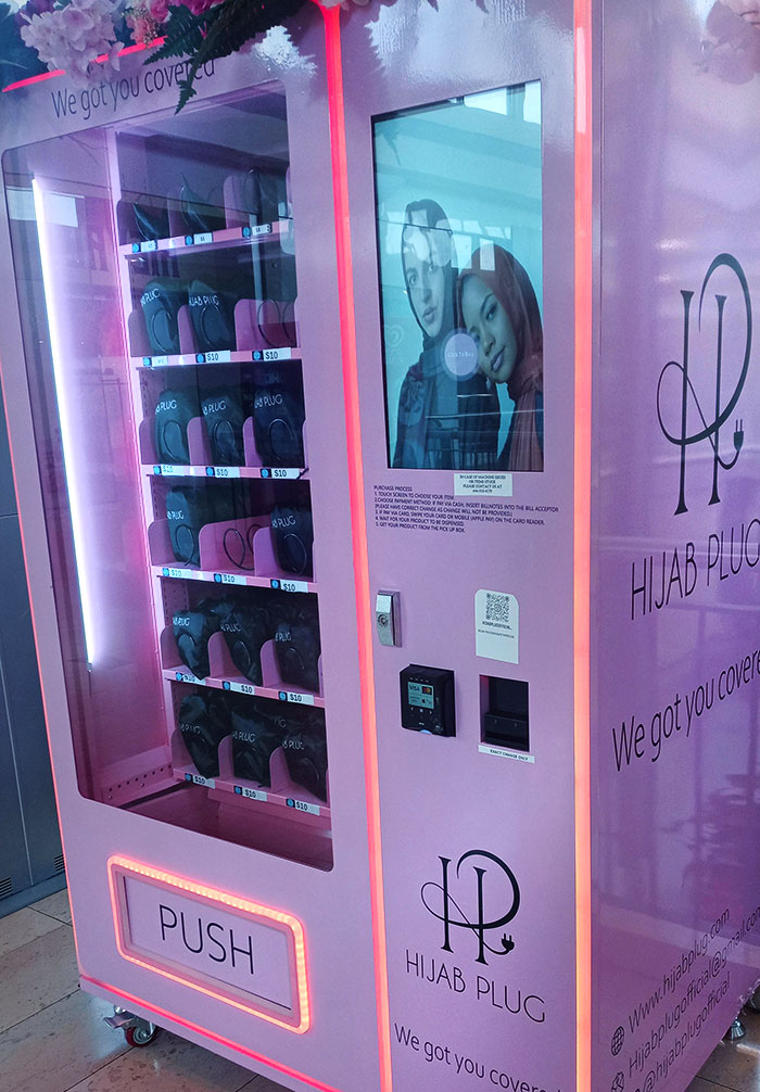 Hijab Vending Machine At The Mall