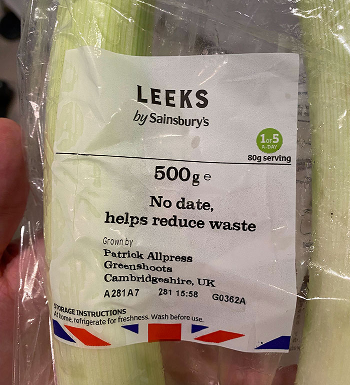 British Supermarkets No Longer Prints "Best Before" Date On Fresh Produce To Reduce Food Waste