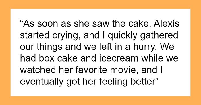 “AITA For Walking Out Of My Daughter’s Birthday Party Because The Cake Had Her Deadname On It?”