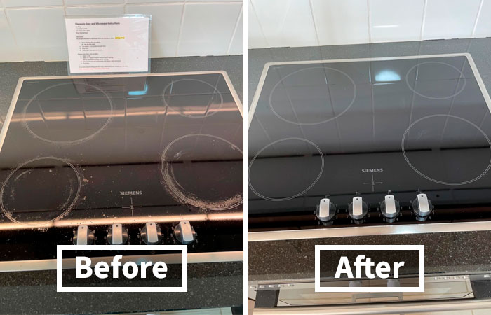 Before Your In-Laws Arrive, Make Sure Your Kitchen Is Sparkling Clean With Glass Cooktop Cleaner - Because A Dirty Stove Is Basically A Sign That You're A Functioning Adult With No Time For Cleaning