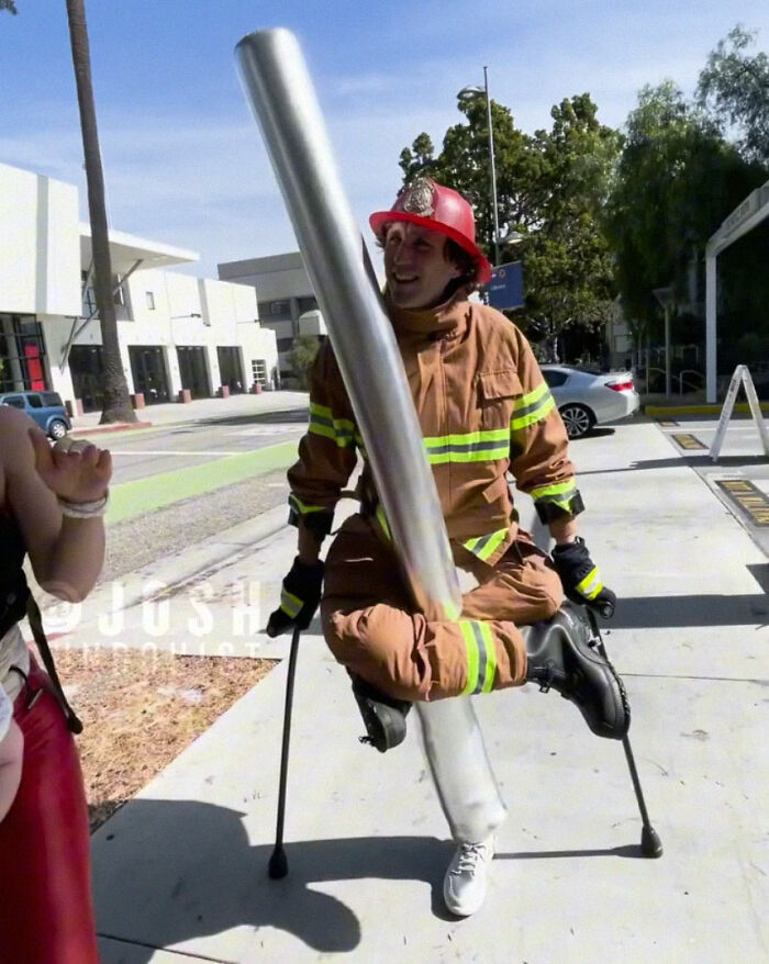 One-Legged Comedian Believes His Halloween Costumes Challenge Disability Norms (Exclusive)