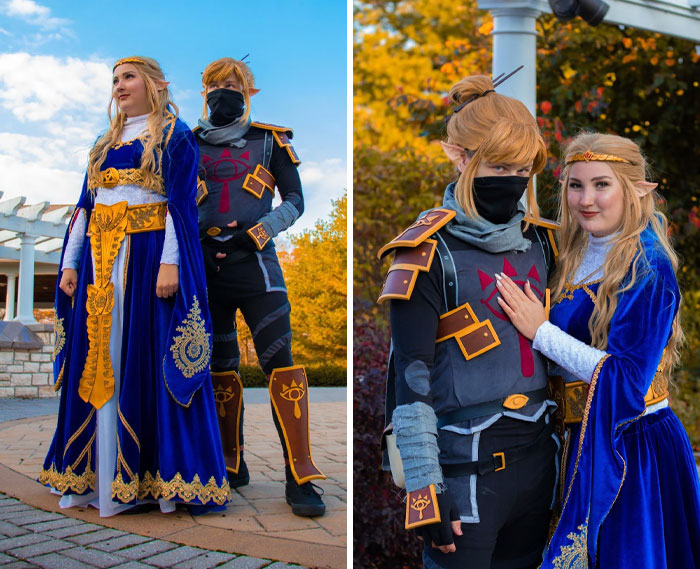 My Wife And I Got Engaged On Halloween In Our Fully Handmade Zelda Costumes