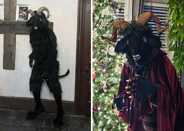 Goat Demon Costume. A Costume I Keep Switching Back And Forth Between A Goat Demon And Krampus