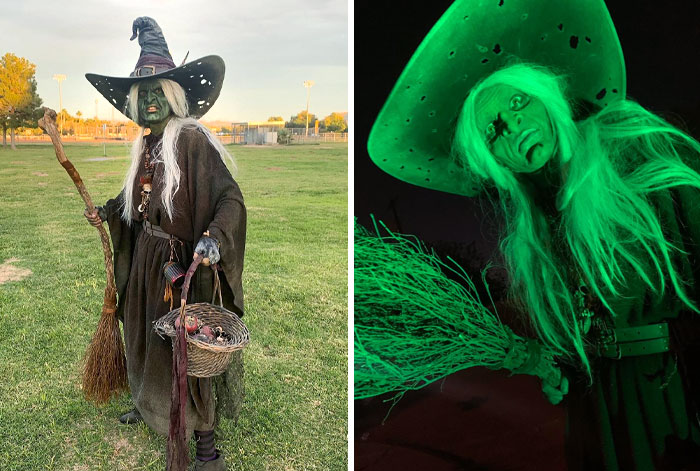 My First Renaissance Fair Costume As Well As Halloween. I Did The Makeup About 4 Times. Wicked Witch! All Done By Myself (I’m A Guy)