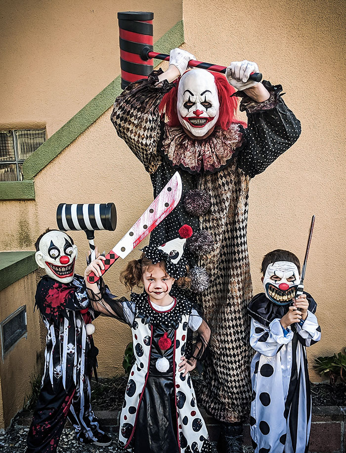 Triplets Wanted To Be Just Like Daddy For Halloween