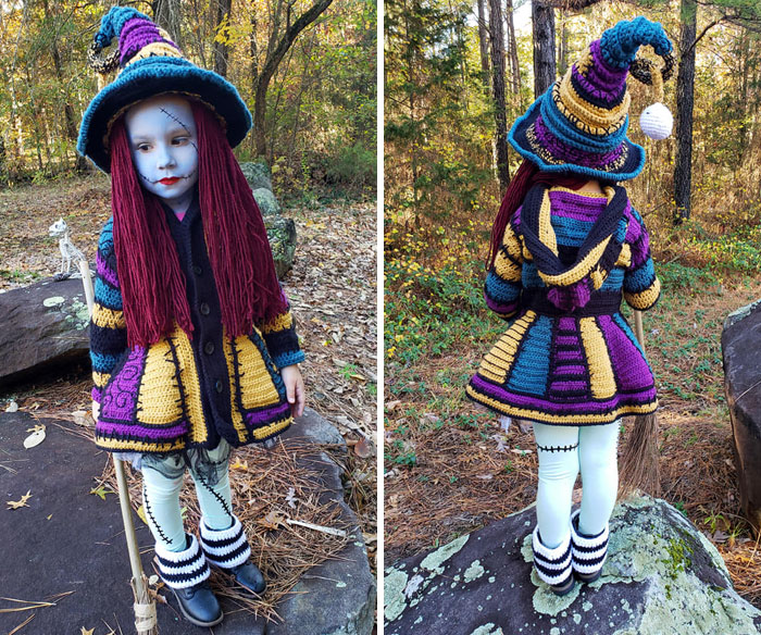 You Guys Have Seen The Hat Already But Here Is The Completed "Sally Witch". I'm So Excited With How Everything Turned Out!