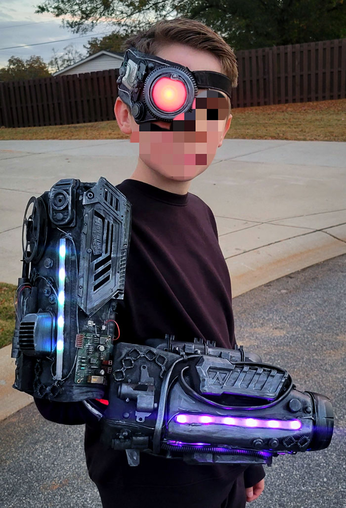 I Made My Son A Cyborg Costume