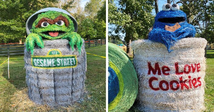 My Halloween Hay Bale Art To Brighten Your Day (12 New Pics)