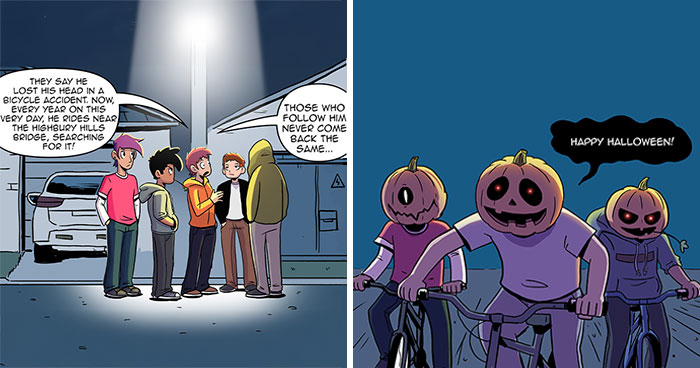 Halloween-Themed Comics From My ‘Highbury Hills’ Series