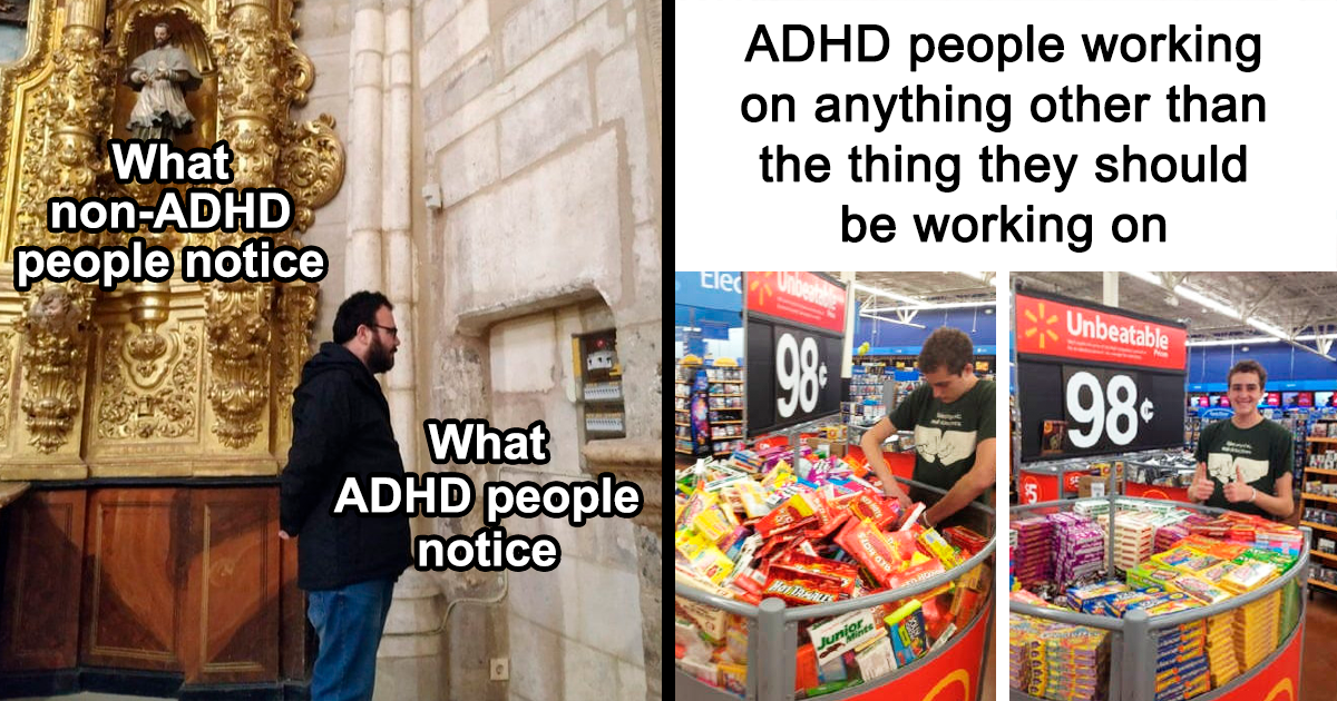 40 Relatable ADHD Memes For The Easily Distracted | Bored Panda