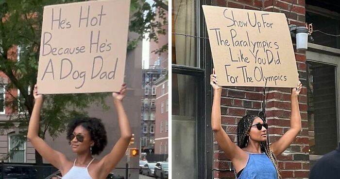 Woman Goes Viral With Her Funny Way Of Protesting Things Many Find Annoying (45 New Pics)