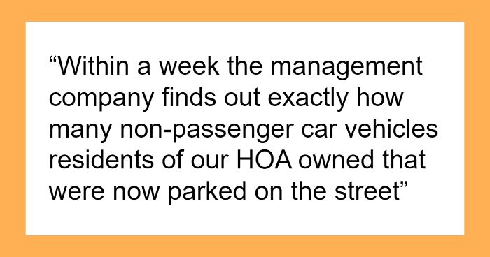 HOA Blocks Guy From Parking In His Driveway, Residents Hit Back, Turn Whole Street Into Parking Lot