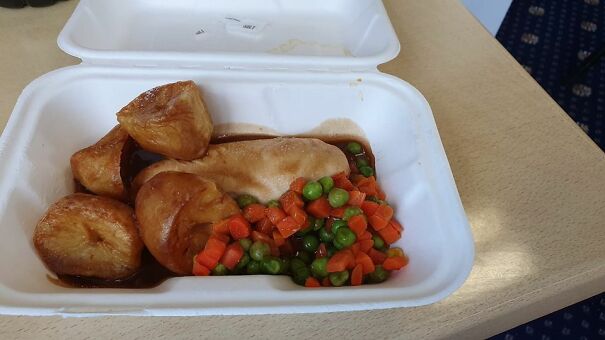 A Very Old Picture Of A Chicken Dinner I Undoubtedly Didn't Pay For When I Worked In Macclesfield Hospital Kitchen