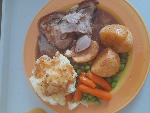 It's My Wife Who Is In Hospital, Furness General, This Was Her Dinner Yesterday