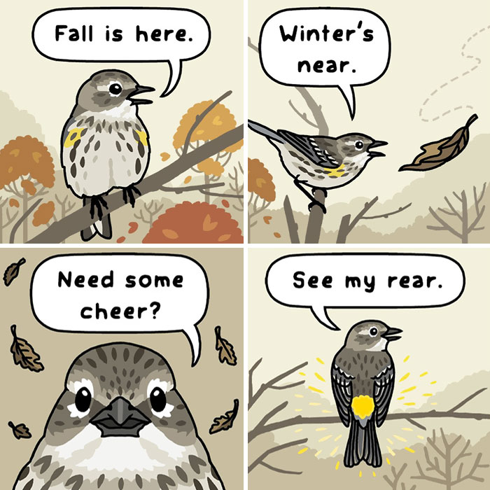 Artist Creates Comics Depicting Humorous Moments In Nature (20 New Pics)