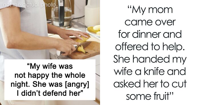 Husband Is Tired Of Wife's Cooking Skills, Agrees With His Mom When She Calls Her Pathetic