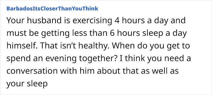 Wife Is Tired Of Husband Going To The Gym 4 Hours A Day: "He's Not Going To The Gym"