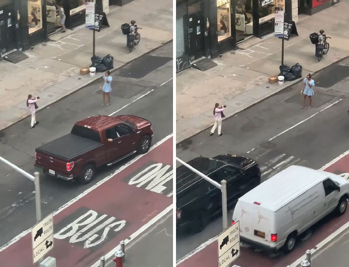 If You Hold Up NYC Traffic To Get A Pic For Instagram, I’m Not Saying The Driver Should Be Allowed To Hit You. I’m Not Saying That At All. But Maybe A Little Bump?