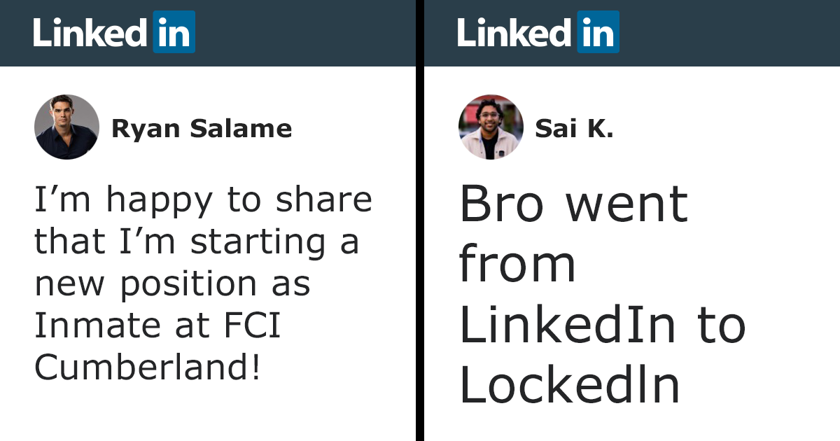 FTX’s Ryan Salame, Sentenced To 7.5 Years In Prison, Updates His ‘New Position As Inmate’ On LinkedIn