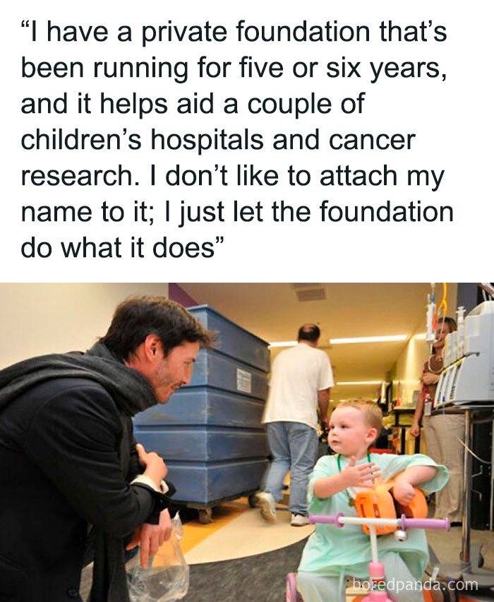 Keanu On His Private Foundation