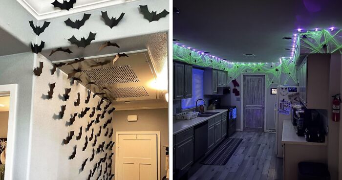 128 Esthetic, Spooky And Creative Halloween Decorations People Put Up In Their Homes (New Pics)