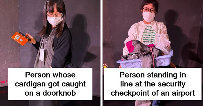 18 Japanese “Mundane Halloween” Costumes Hilariously Depicting Ultra-Specific Life Situations