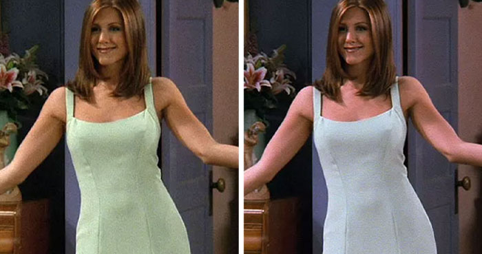 Jennifer Aniston Settles The Viral Debate On True Color Of Her Iconic Friends Dress