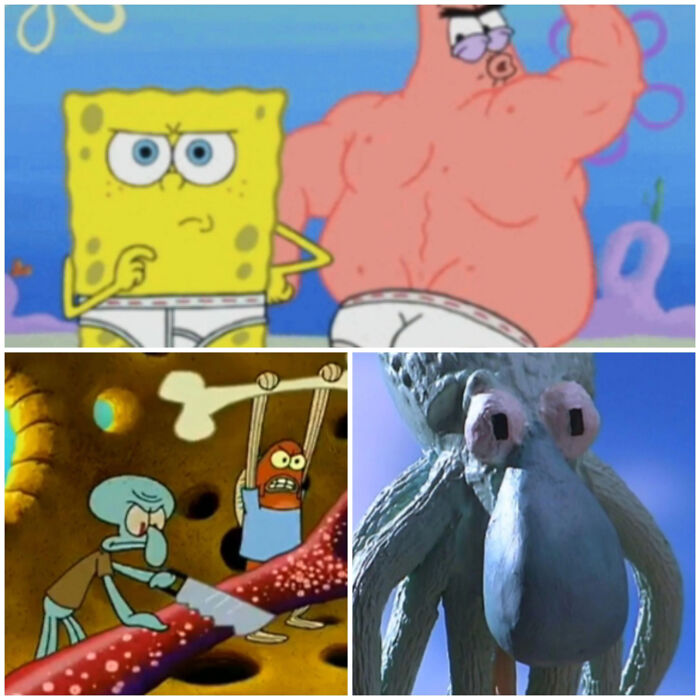 Unbelievably Cursed Spongebob Frames (18 Pics)