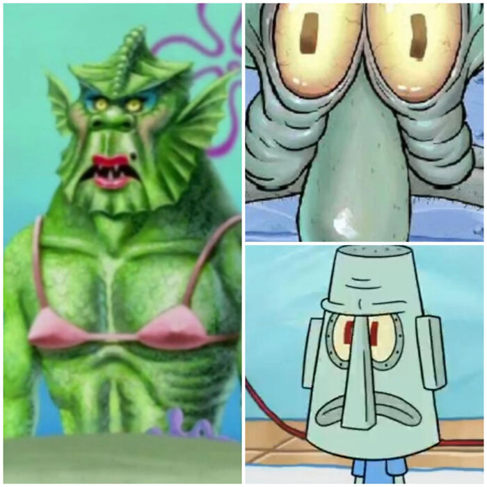 Unbelievably Cursed Spongebob Frames (18 Pics)