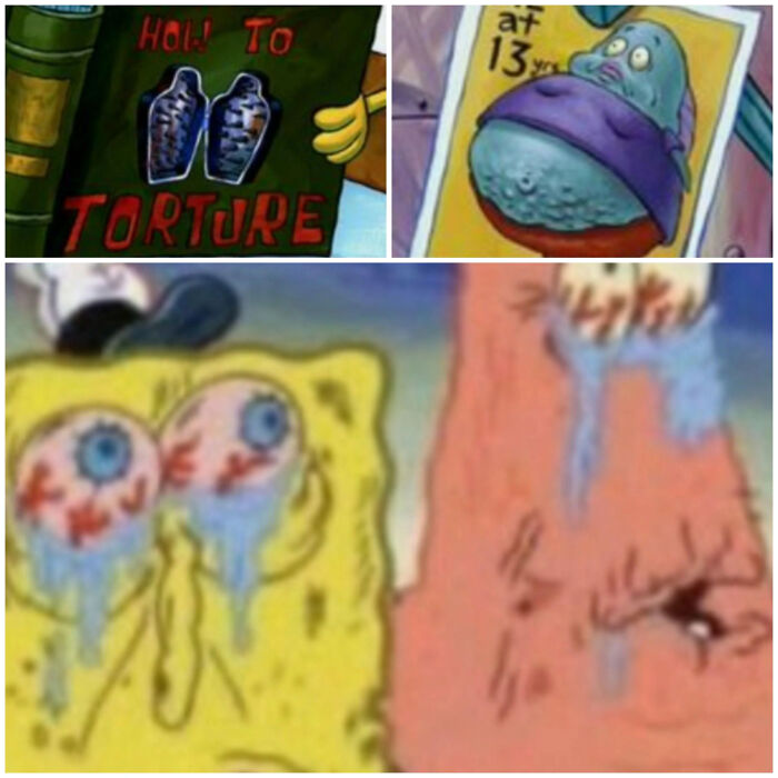 Unbelievably Cursed Spongebob Frames (18 Pics)