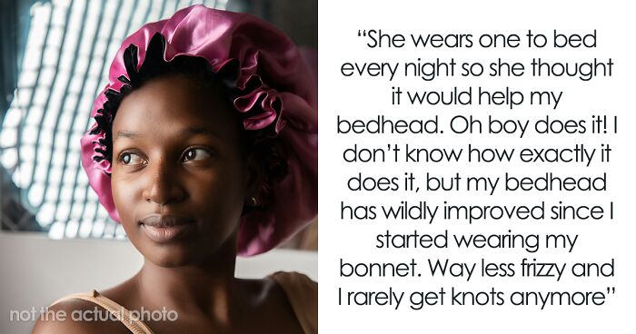 Woman Is Adamant That Only Black People Can Wear Hair Bonnets, Gets Laughed At By Black Lady