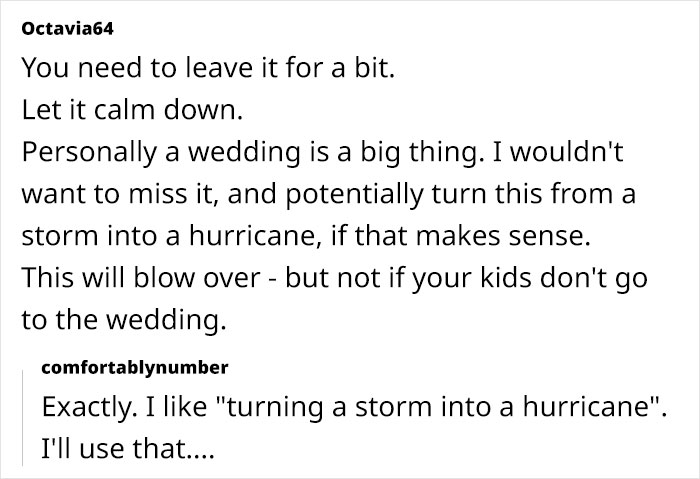 Teens Will Bail On Aunt's Wedding 3 Weeks In Advance After Facing Backlash From Her In An Argument