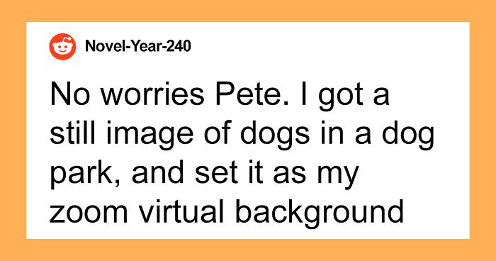 Employee Mocks No-Pet Policy After Getting Warned Over Their Dog Chilling In The Background