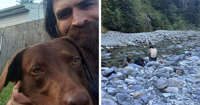 Man Goes Missing With A Dog, Is Rescued Month Later When He Was About To Give Up