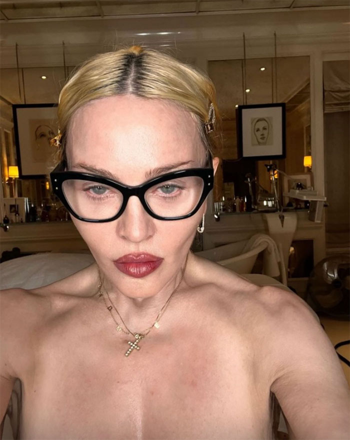 “Act Your Age”: Madonna Slammed For Sharing Photos Of Herself Eating Soup Topless