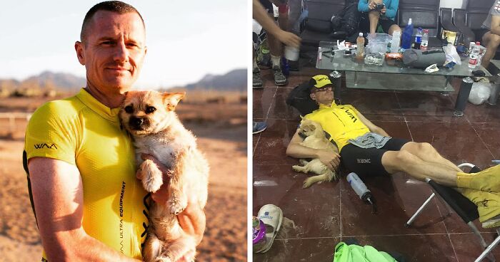 Stray Dog Runs 80 Miles With Athlete In Chinese Desert, Finds A New Home