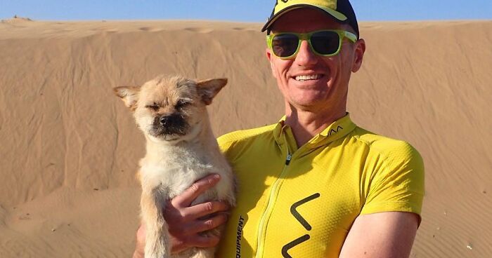 This Marathon Runner Adopted Dog Who Followed Him Across The Gobi